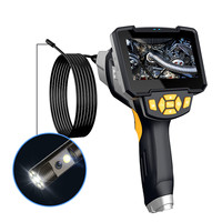 4.3 Inch 2MP 1080P Dual Lens  Handheld Endoscope Inspection CMOS Borescope Pipescope Water-proof Digital Microscope Camera