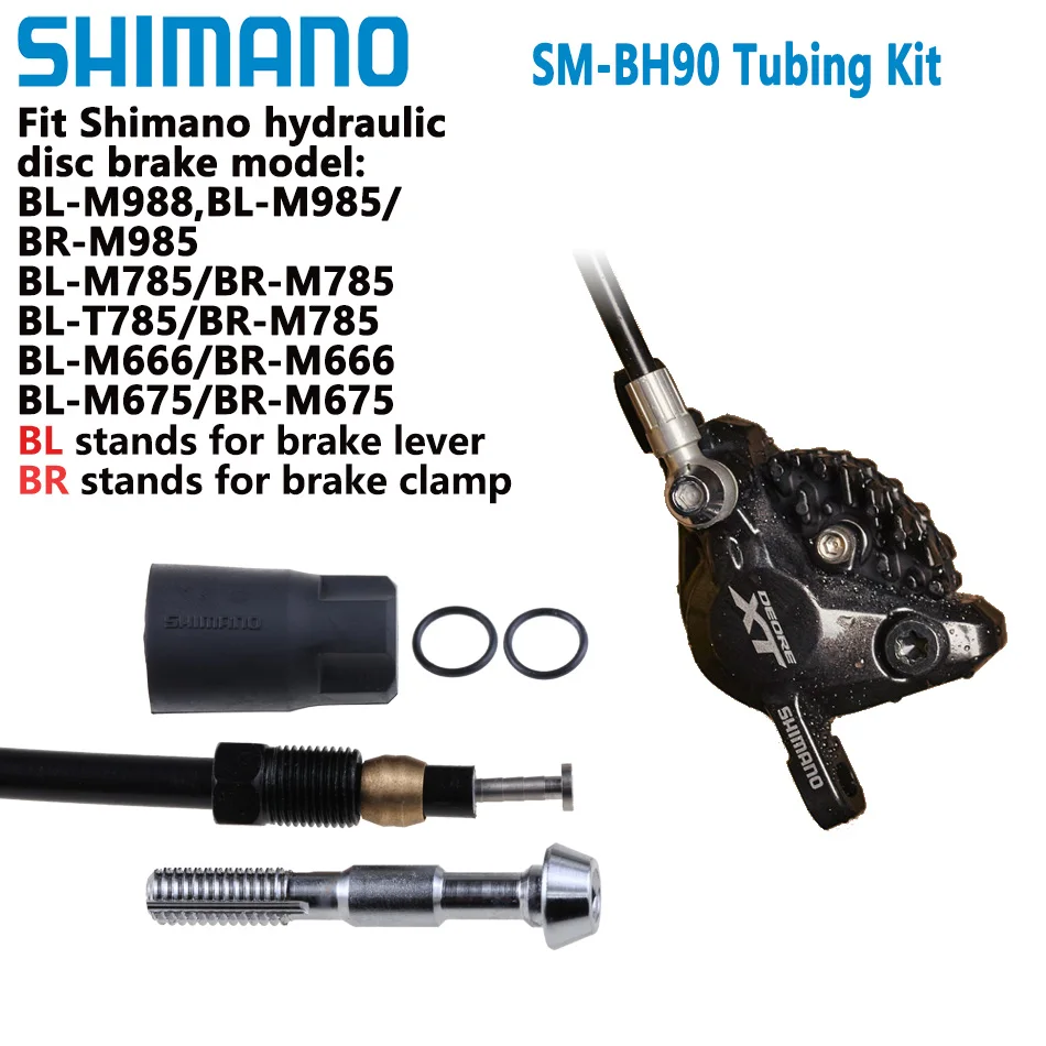 Shimano SM-BH90-SB/SBS/SBLS 1000mm Brake Hose for shimnao XTR M9000 M985 XT M8000 M785 SLX M7000 M675 ZEE M640 SAINT M820