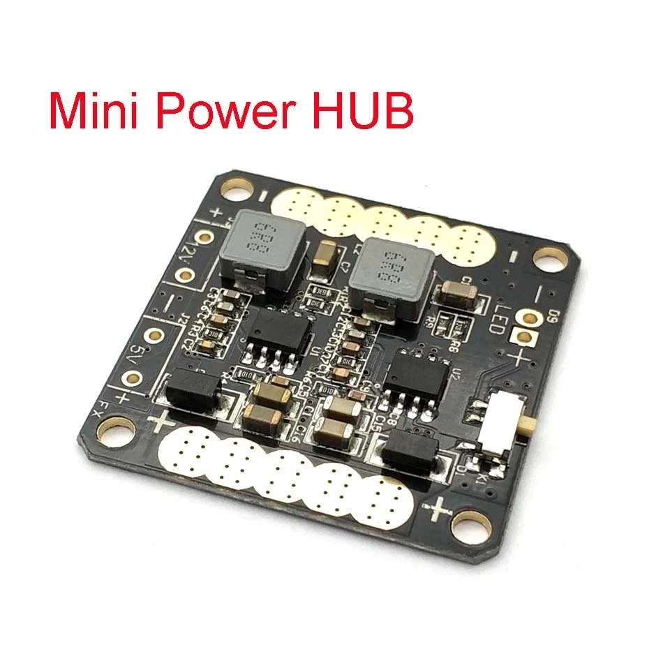 Mini Placa de distribución de energía V3.1, PDB con BEC 5V y 12V, para cuadricóptero multicóptero
