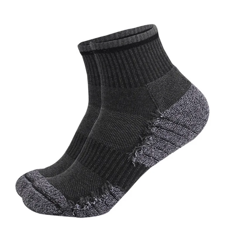 Men Women Cotton Running Socks Thick Towel Bottom Hiking Sports Socks Ankle-In-Tube Tennis Walking Badminton Socks