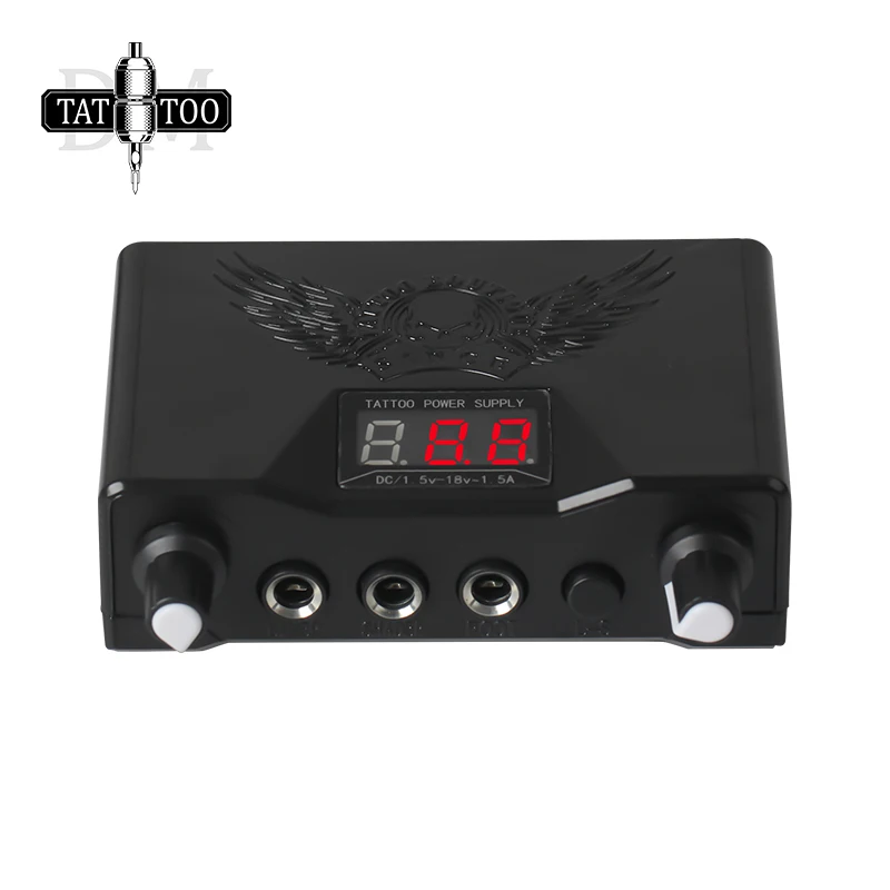 

Professional LCD Tattoo Power Supply Digital Dual Tattoo Machine Power Supply for Tattoo Artists