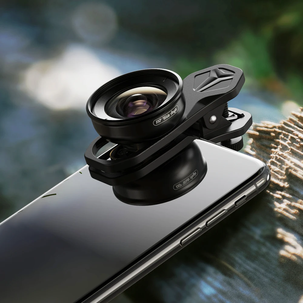 Apexel HD 110 degree Wide Angle Camcorder Lens for Dual Lens Single Lens iPhone,Pixel,Samsung Galaxy All Smartphones For xiaomi