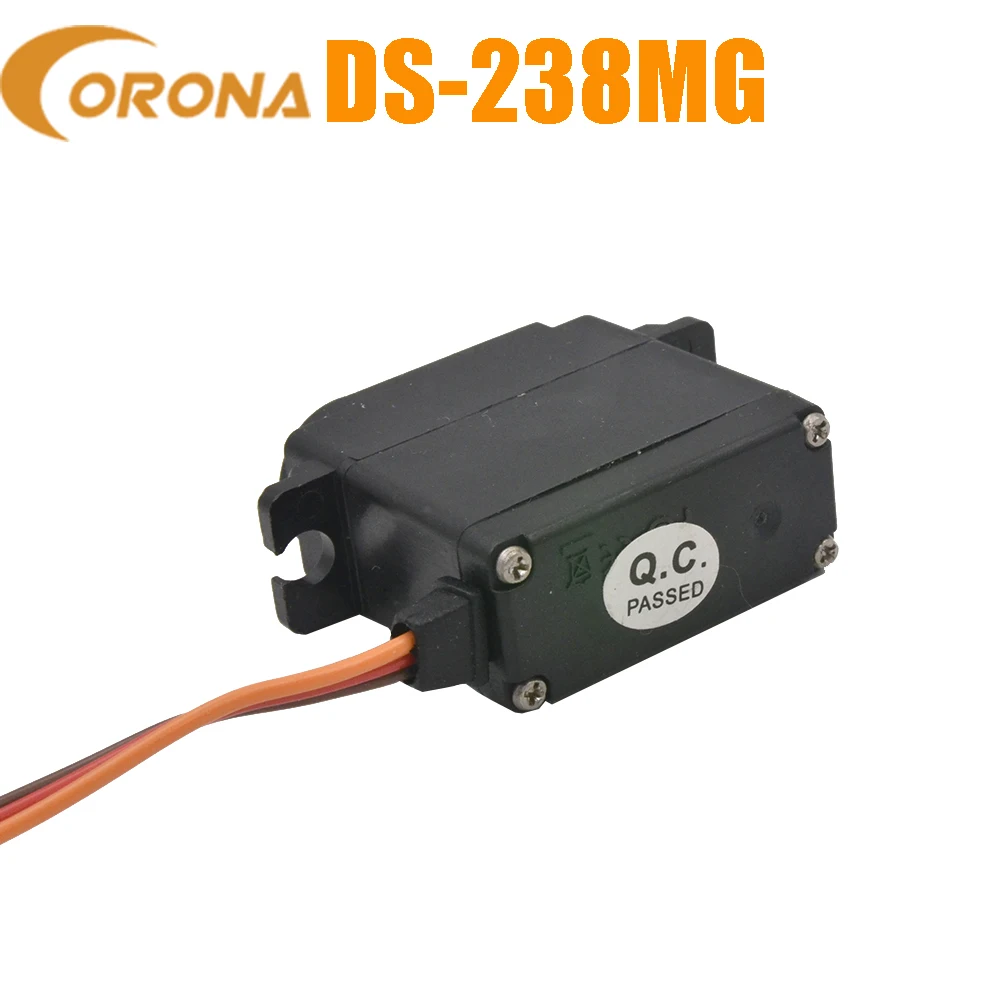 Corona DS238MG-Servo numérique à engrenage métallique, 4.6kg/0,14 récepteur/22g, pour modèle d\'avion RC, accessoires de voiture