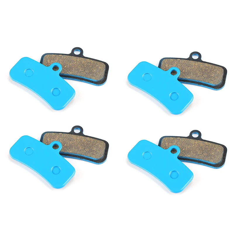 4 Pairs of Blue Multi Copper Bicycle Brake Pads are used For Shimano XTR M965 966 Saint XT SLX Deore Auriga SRAM AVID BB7