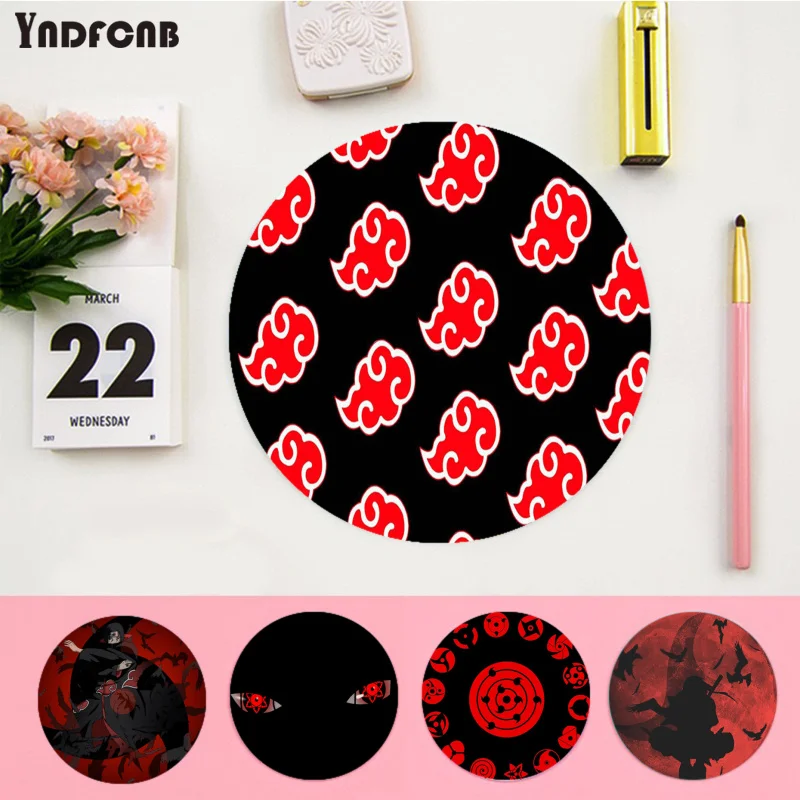 

YNDFCNB Cool Fashion Sharingan Unique Desktop Pad Game Lockedge Mousepad Anti-Slip Laptop PC Mice Pad Mat gaming Mousepad