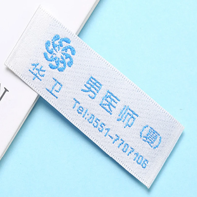 Customized Garment Labels Clothing Labels /Trademark/Logo /Trademark Manufacture Woven Clothes Label Tag Clothing Tags