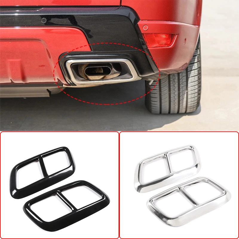 Stainless Steel Exhaust Headers Exhaust Tips Muffler Pipe Decorative Cover For Range Rover Sport (L494) 2020 Car Accessories