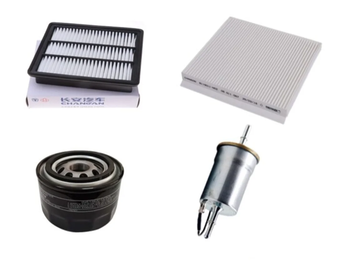 4PCS Filter sets for CHANGAN CS75 1.5T 2.0L 1.8T air filter+Oil filter+Fuel filter+Air conditioning filter