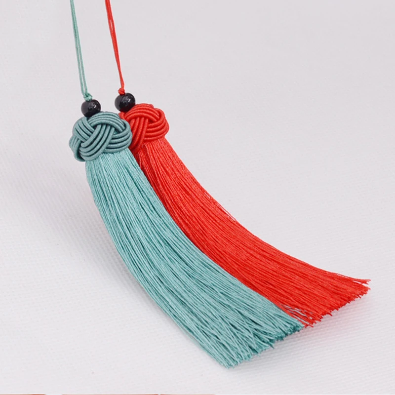 2Pcs/lot 9cm Pineapple Hat Tassels With Lanyard Silk Sewing Garment Tassel Decoration Key Tassel Curtain Home Decoration