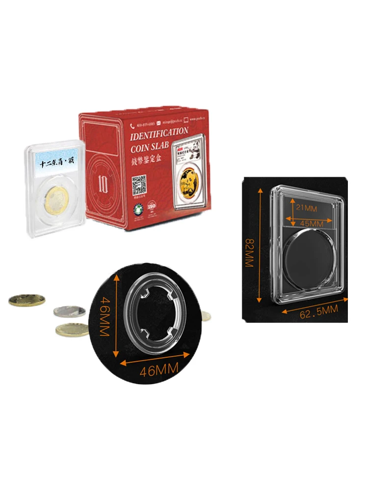 Pièces de monnaie pcbb III, 9.5mm ~ 26.5mm, porte-pièces, couleur claire Morgan et Liberty Buffalo, 1 pièce