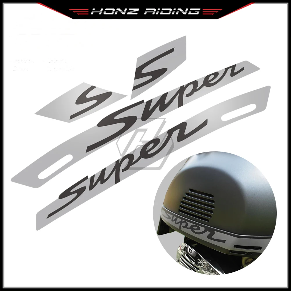 

For Vespa GTS 300 GTS300 Super Sport Motorcycle Decal "Super" Sticker