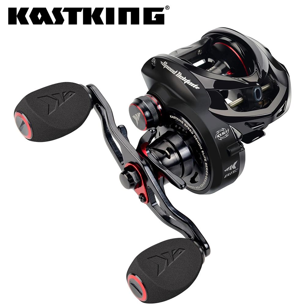 KastKing Speed Demon Elite Baitcasting Fishing Reel 10.5:1 Gear Ratio 10+1 Ball Bearings 8.1KG Max Drag Carbon Fiber Reels