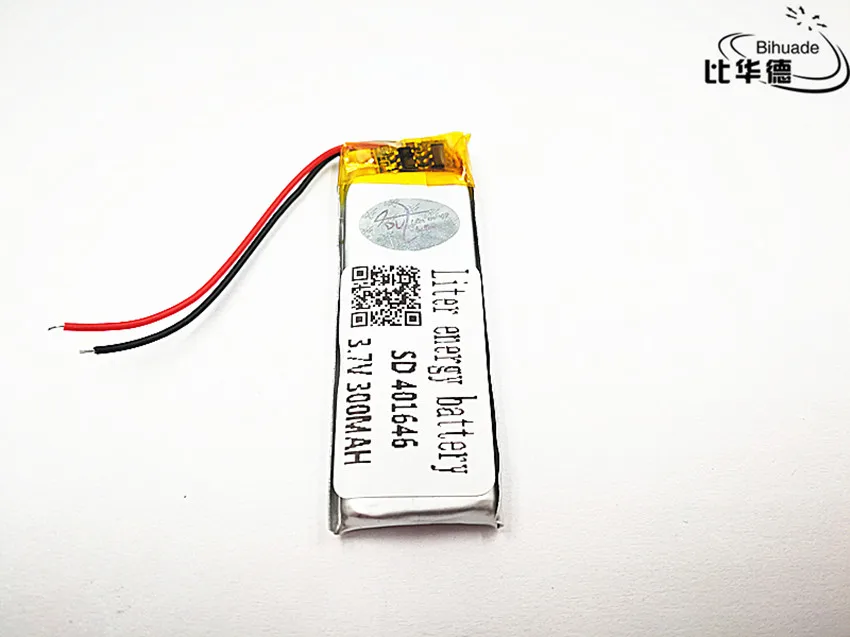 بطارية ليثيوم أيون 3.7 ، 300 مللي أمبير ، 401646 ، بطارية ليثيوم أيون ، بطارية ألعاب ، بنك طاقة ، GPS ، mp3 ، mp4 ، 10 قطعة
