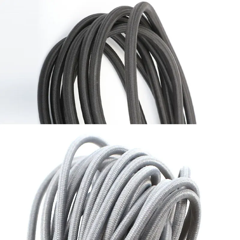 New 1.0-5.0mm High-Quality Black And White Elastic Rubber Round Elastic Band For Jewelry Making Sewing Clothing DIY Accessories