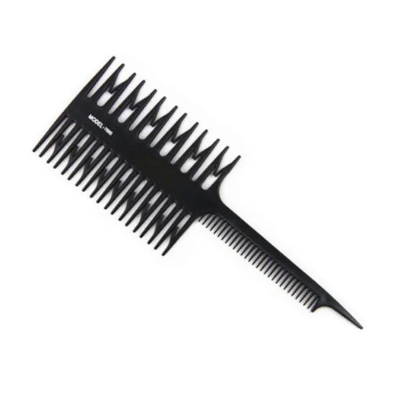 Hair Dyeing Comb Hair Coloring Highlighting Comb Wide Tooth Comb Fish Bone Hair Brush Hair Styling Barber Tool Salon Accessaries