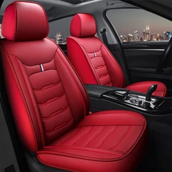 Leather Universal Full Set Car Seat Cover for Jeep Cherokee WK2 WJ Renegade Grand Compass Patriot Auto Interior Accessories