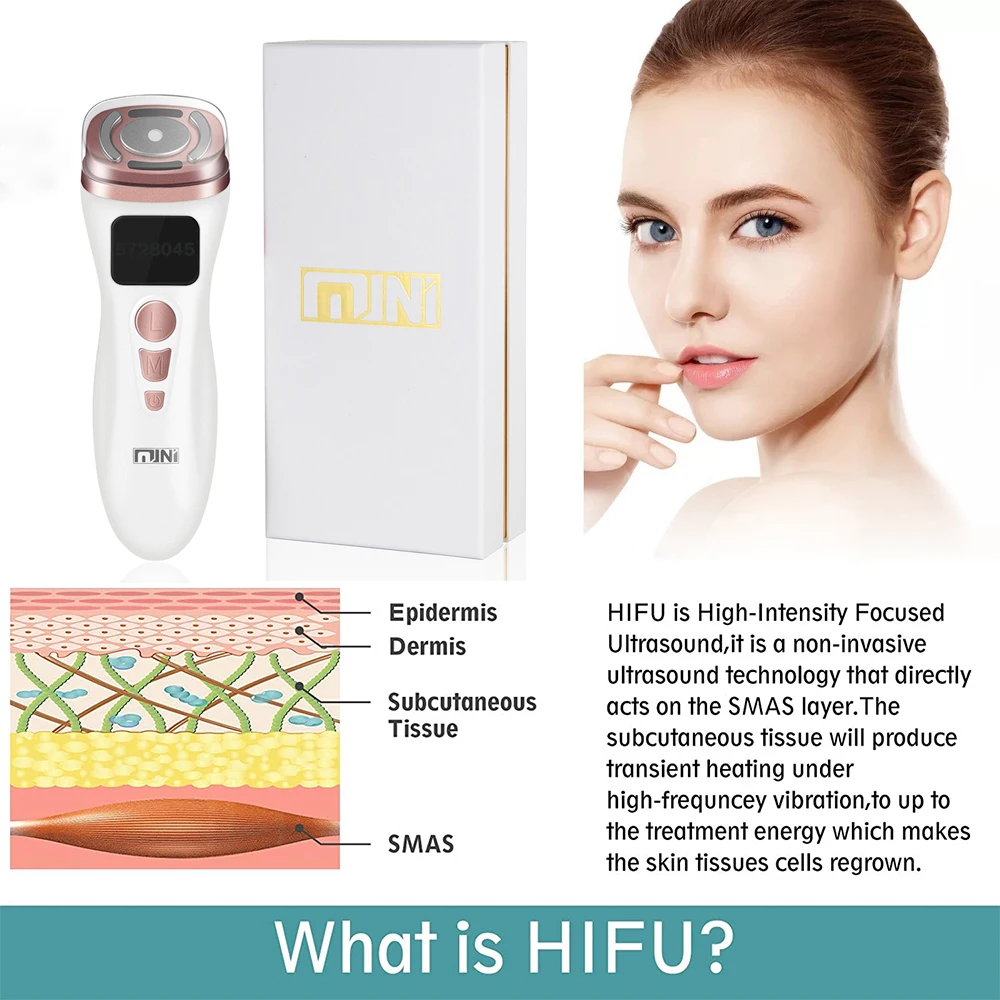 NEW MINI2.0 Machine Ultrasound Machine RF Fadiofrecuencia EMS Microcurrent Lift Firm Tightening Skin Skin Care Product