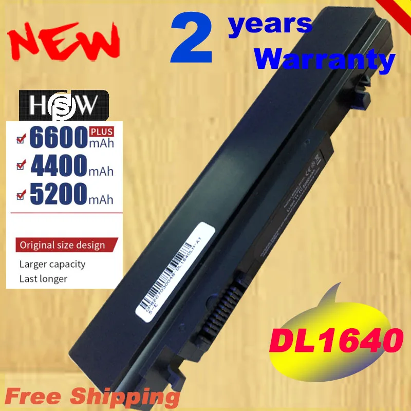 

HSW Special cells 6cells Laptop Battery W298C for Dell Studio XPS 16 1647 1645 1640 312-0814 U011C fast shipping