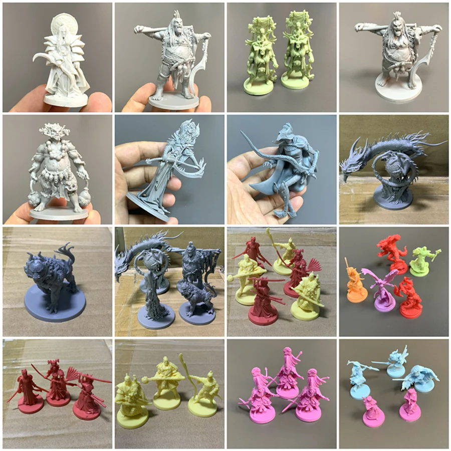 Rising Sun Shinto Ogre Samurai Jinmenju Dragon Miniatures Board Game Figure Giant Troll Monster Contest Role Playing Model Toys