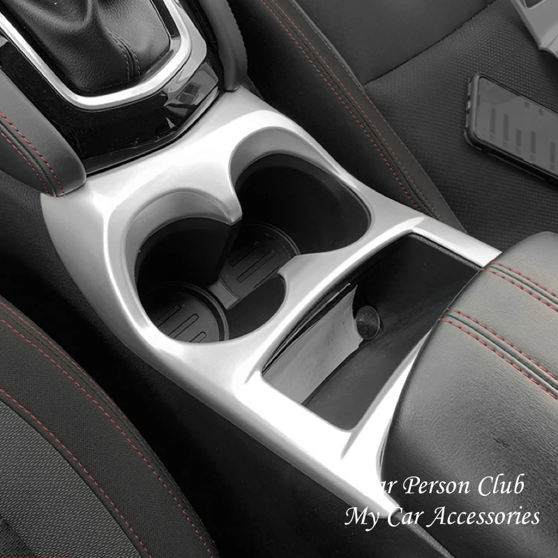 For Nissan Qashqai J11 2016-2022 Car Gear Shift Electronic Handbrake Frame Cover Water Cup Holder Trims ABS Chrome Accessories