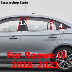 For Roewe I5 2018 2019 2020 2021 Car Door Central Window Middle Column Trim Decoration Strip PC B C Pillar Accessories