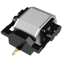 16W Aluminum Alloy Aquarium Air Pump Adjustable Oxygen Aerator for Fish Tank Accessory Aquarium Fish Tank Pond Pump