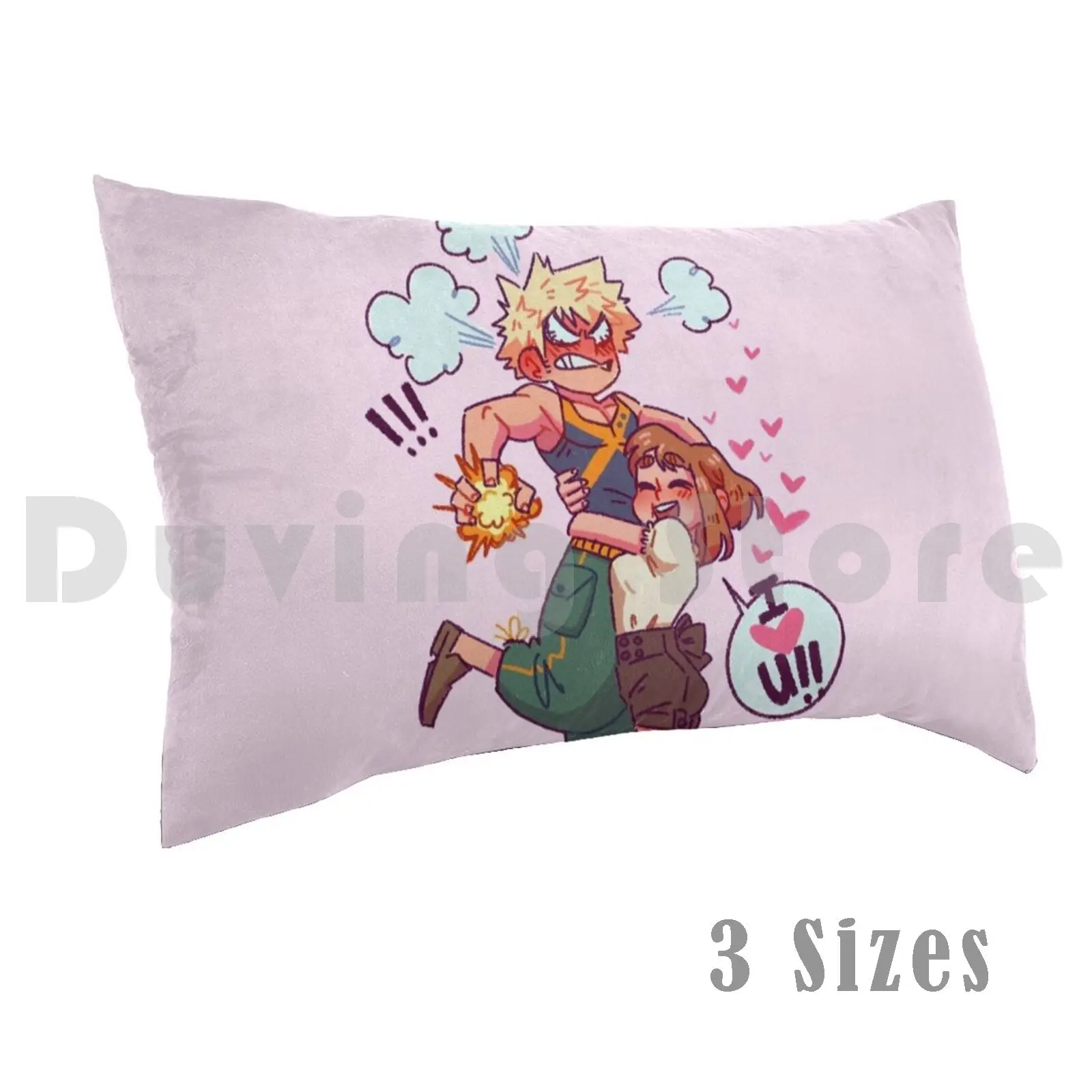 Kacchako Hug Pillow Case DIY 50*70 Katsuki Bakugou Ochako Uraraka Uraraka Ochako Bakugou Katsuki Mha Bnha