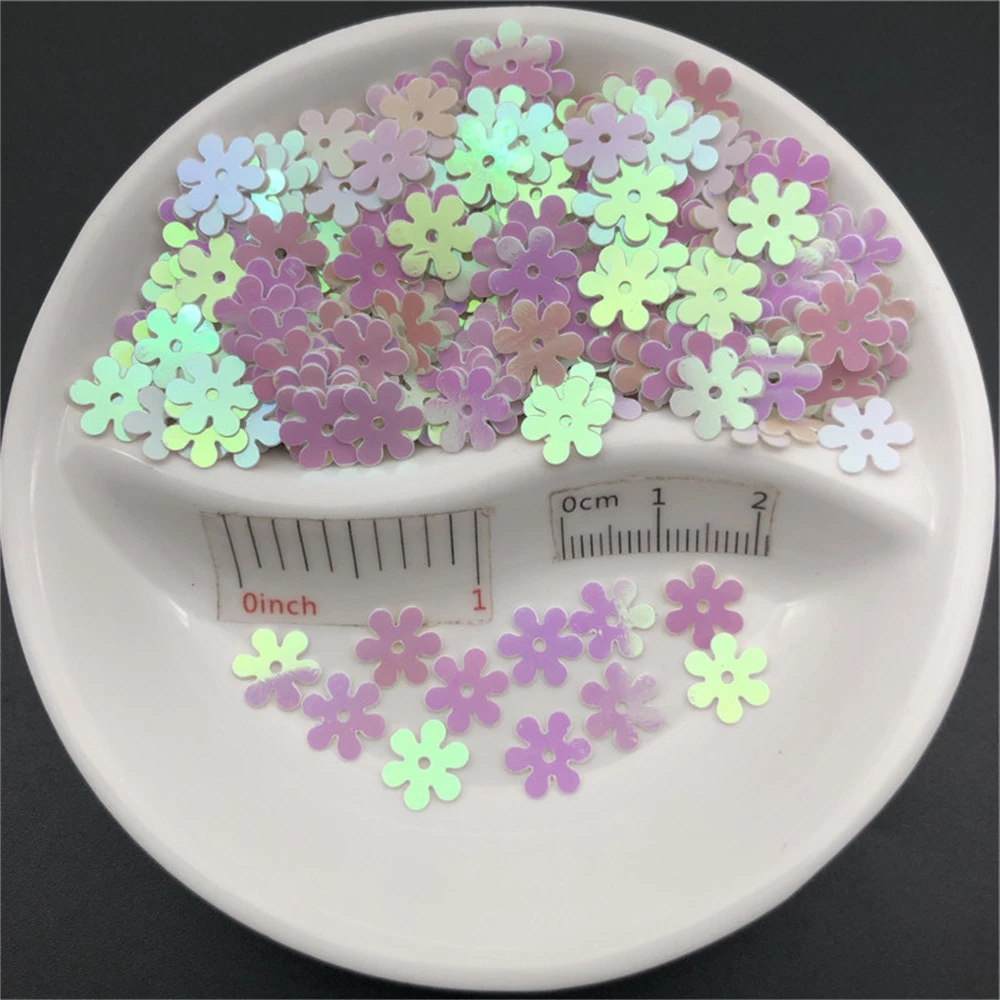 20g 7mm Flower Flat  Loose Sequins Paillettes DIY For Sewing, Crafts ,Women Kids Diy Garment Accessories Wholesale