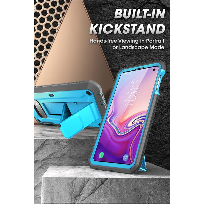 SUPCASE For Samsung Galaxy S10e Case 5.8 inch UB Pro Full-Body Rugged Holster Case with Built-in Screen Protector & Kickstand