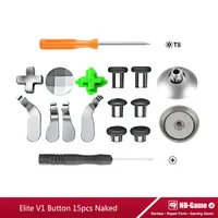 Botones analógicos para Xbox Elite Series 1, empuñaduras de pulgar, Stick d-pad para PS4, Joystick, parachoques, juego de balas, soporte