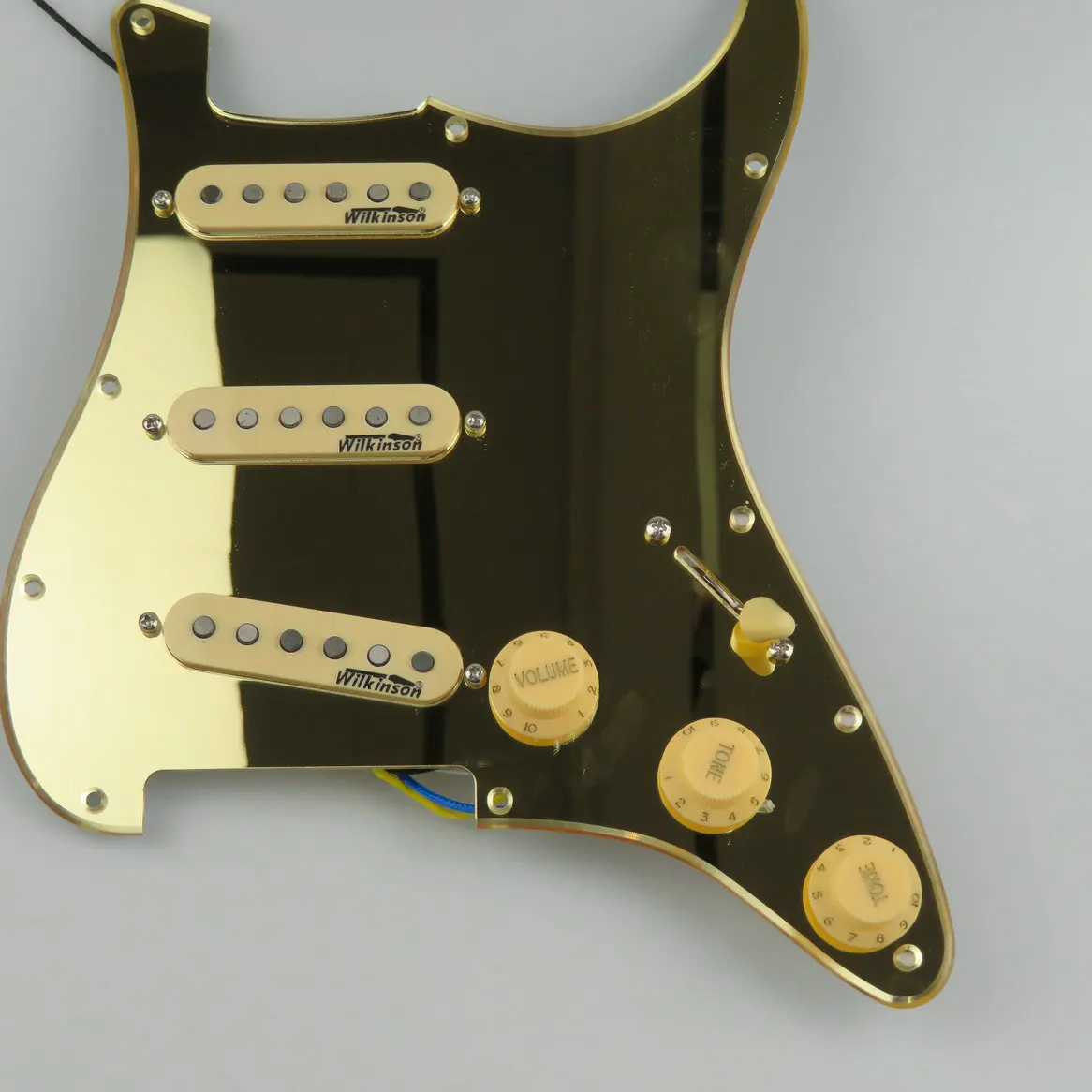 Wilkinson Ainico 5 Pickups  Guitar Pickups SSS Single coil Guitar Pickups loaded Prewired Pickguard Guitar Parts Replace