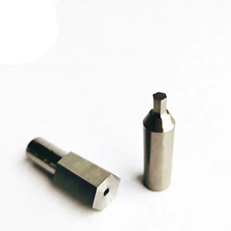 Personalize a ferramenta de brochamento rotativo HSS, cabeça de soco hexagonal quadrada, ferramenta de perfuração externa interna, cortador hexagonal, 16 alça, 4mm - 19mm