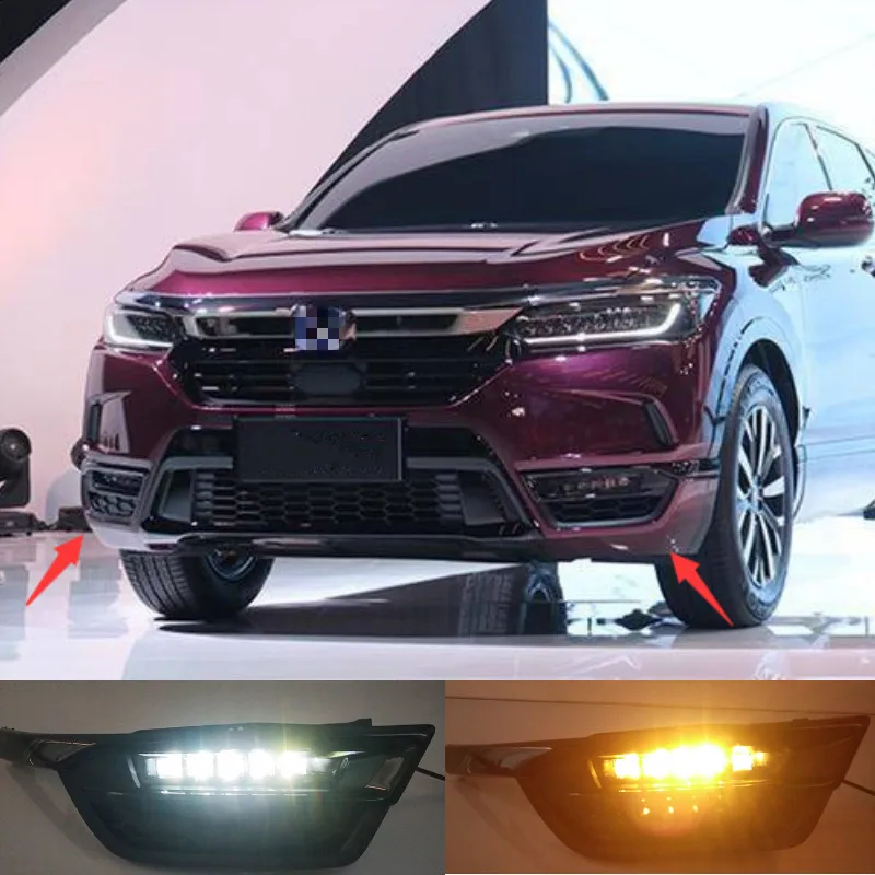 LED DRL Daytime Running Light Daylight Turn Signal Lamp Car Styling for Honda BREEZE 2020