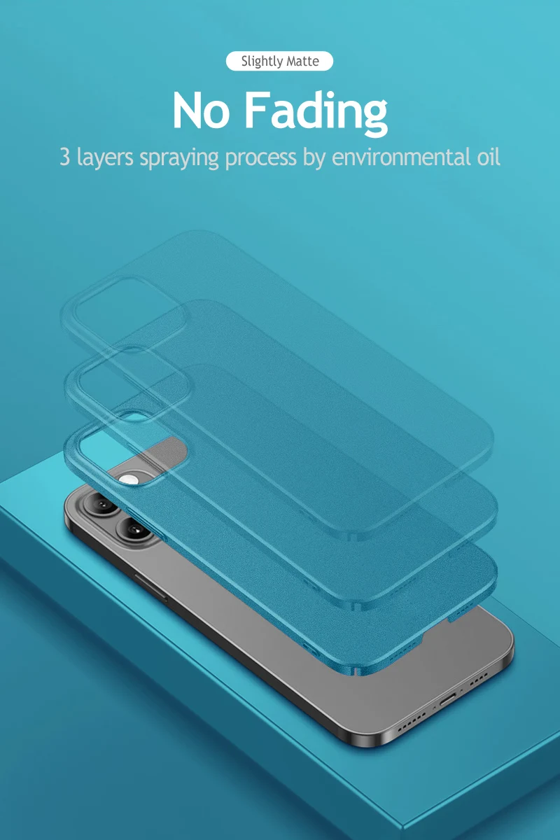 For APPLE iPhone 18 17 16 17e 16e 15 14 13 Mini Pro Max Air Plus Hard PC Shockproof Cases Lightweight Ultra Slim Matte Covers