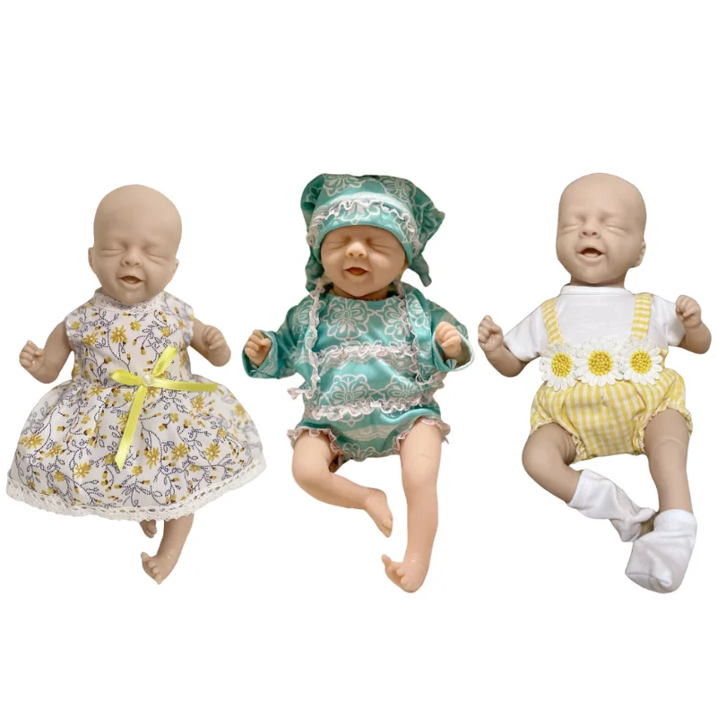 Bebe Reborn Kit Salia 12.5 Inch Reborn Baby Vinyl Doll Kit Unpainted Ongemonteerd Pop Onderdelen Diy Blank Reborn Doll Kit