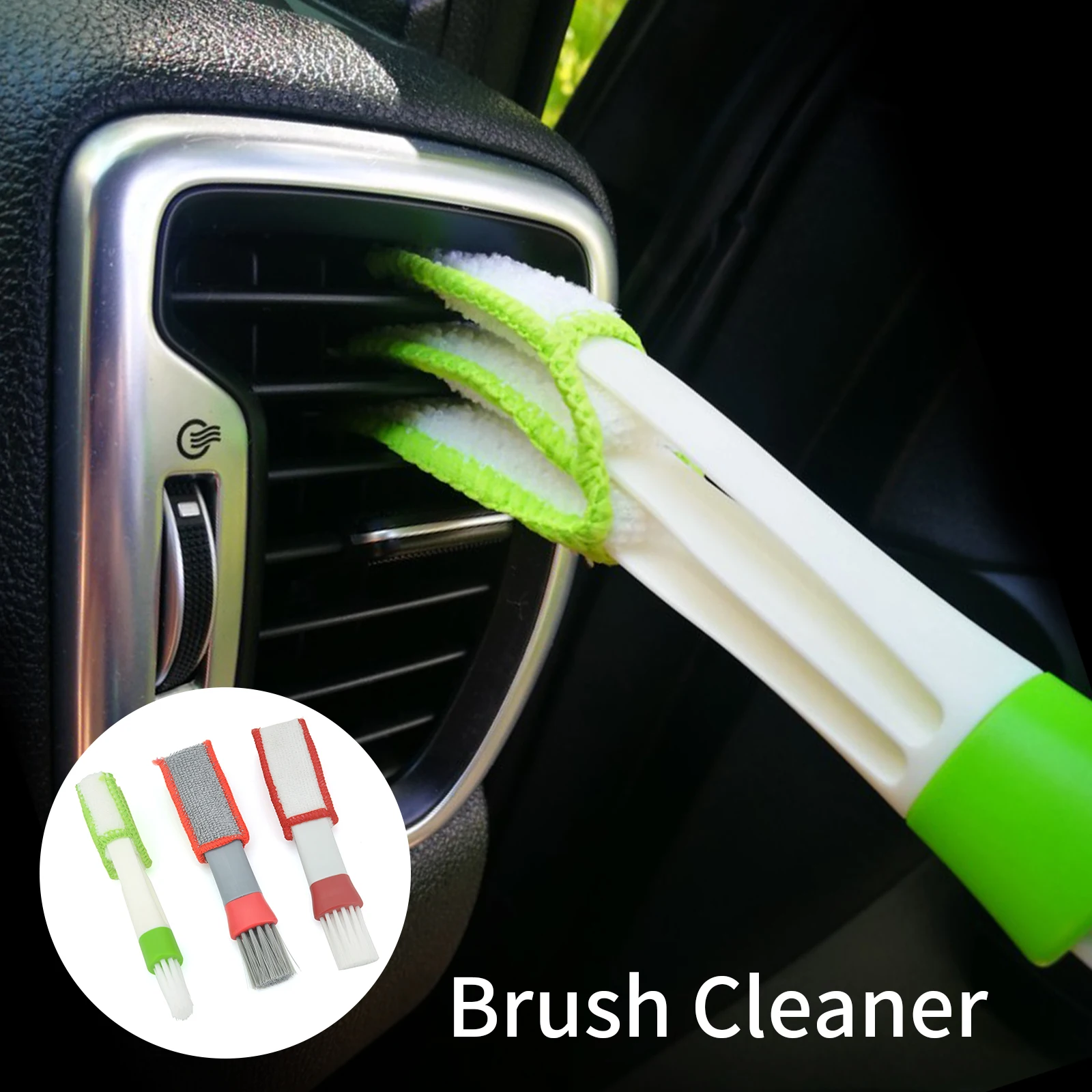Cleaning Brush For Car Conditioner Air Outlet, Soft Brush For Instrument Panel Dusting, Cleaning Articles For Interior Decoratio