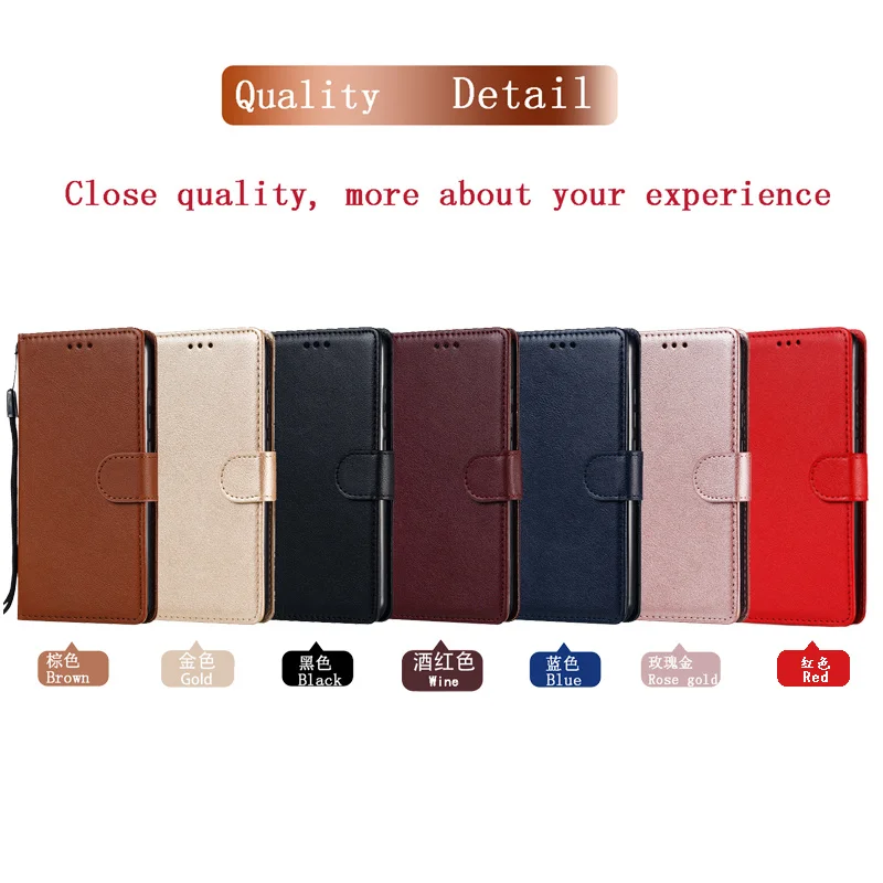 Leather Case For Samsung Galaxy S21 Ultra S20 S10 S9 S8 Plus S7 S6 Edge S5 S20 S21 FE S10E/Plus Wallet Case For Note 20/10/9/8