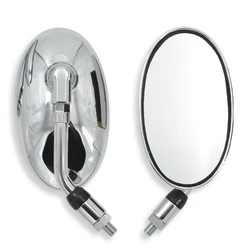 Metal Electroplating Technology Motorcycle Accessories Oval Rearview Mirror ABS Plastic Bady for GV300S