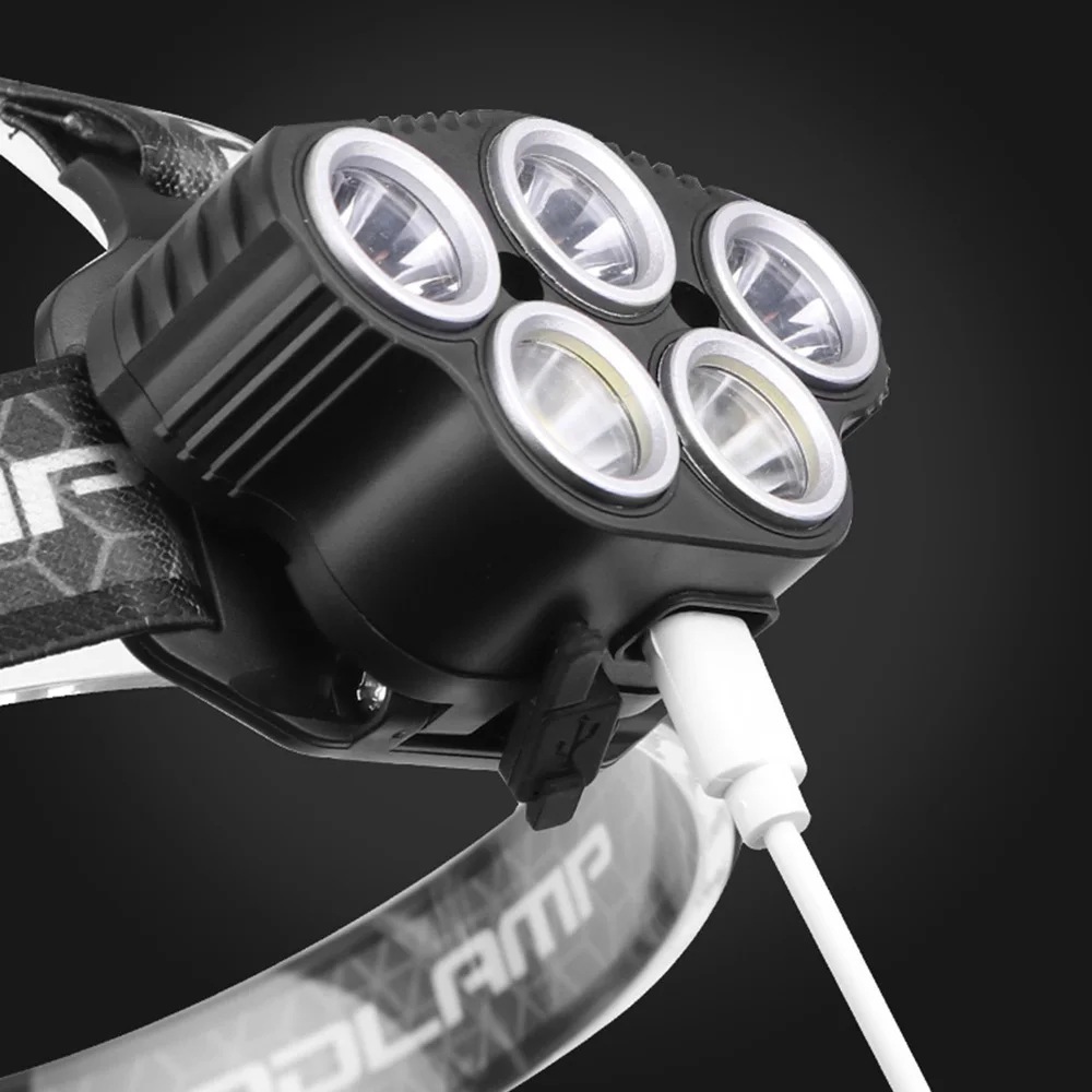 Powerful Induction LED Headlight High Lumen Headlamp Body Motion Sensor Head Front Light Head Torch Waterproof Head Lamp Torch