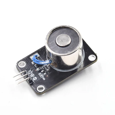 Electric Magnet P20/15 Solenoid Sucker Electromagnet Module Anti-reverse Plug Interface Compatible with Arduino