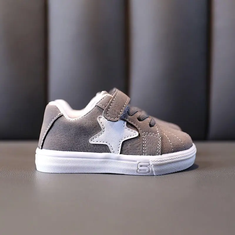 2022 Newest Kids Shoes for Baby Girls and Boys Anti-slip Soft Rubber Bottom Baby Sneaker Casual Flat Shoes Children Size 21-30