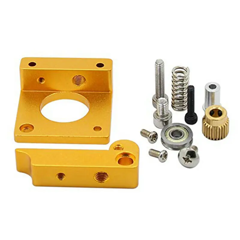 3D Printer Parts MK8 Extruder Aluminum Alloy Block DIY Kit Right Left Extruder Hand For 1.75mm Filament 3D Printer Accessories - view 2