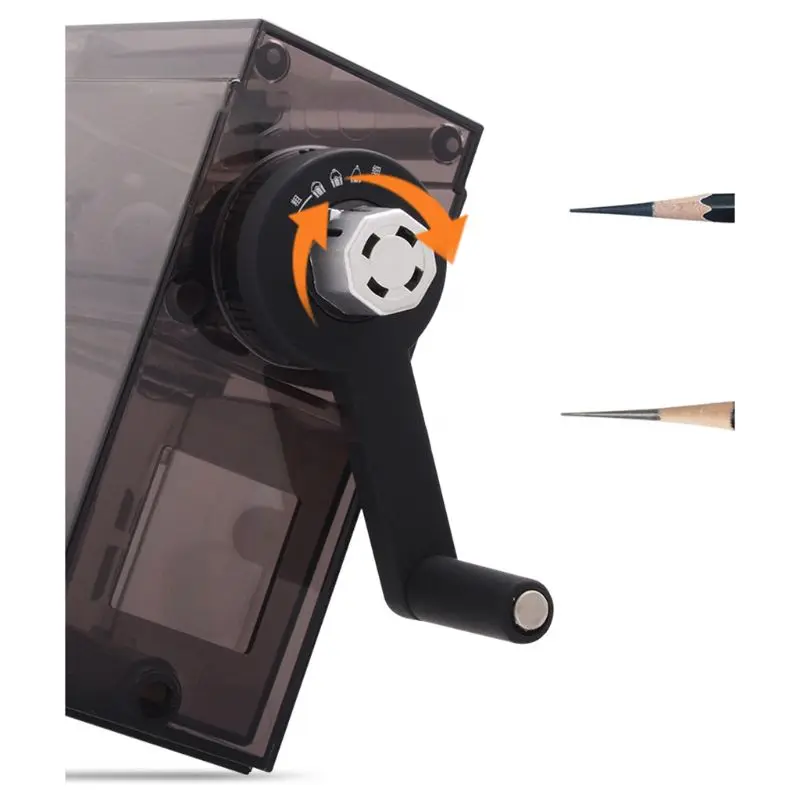 Professionelle Punkt Skizze Bleistift Spitzer Manuelle Hand Kurbel Bleistiftspitzer für Künstler Kunst Student Schreibwaren
