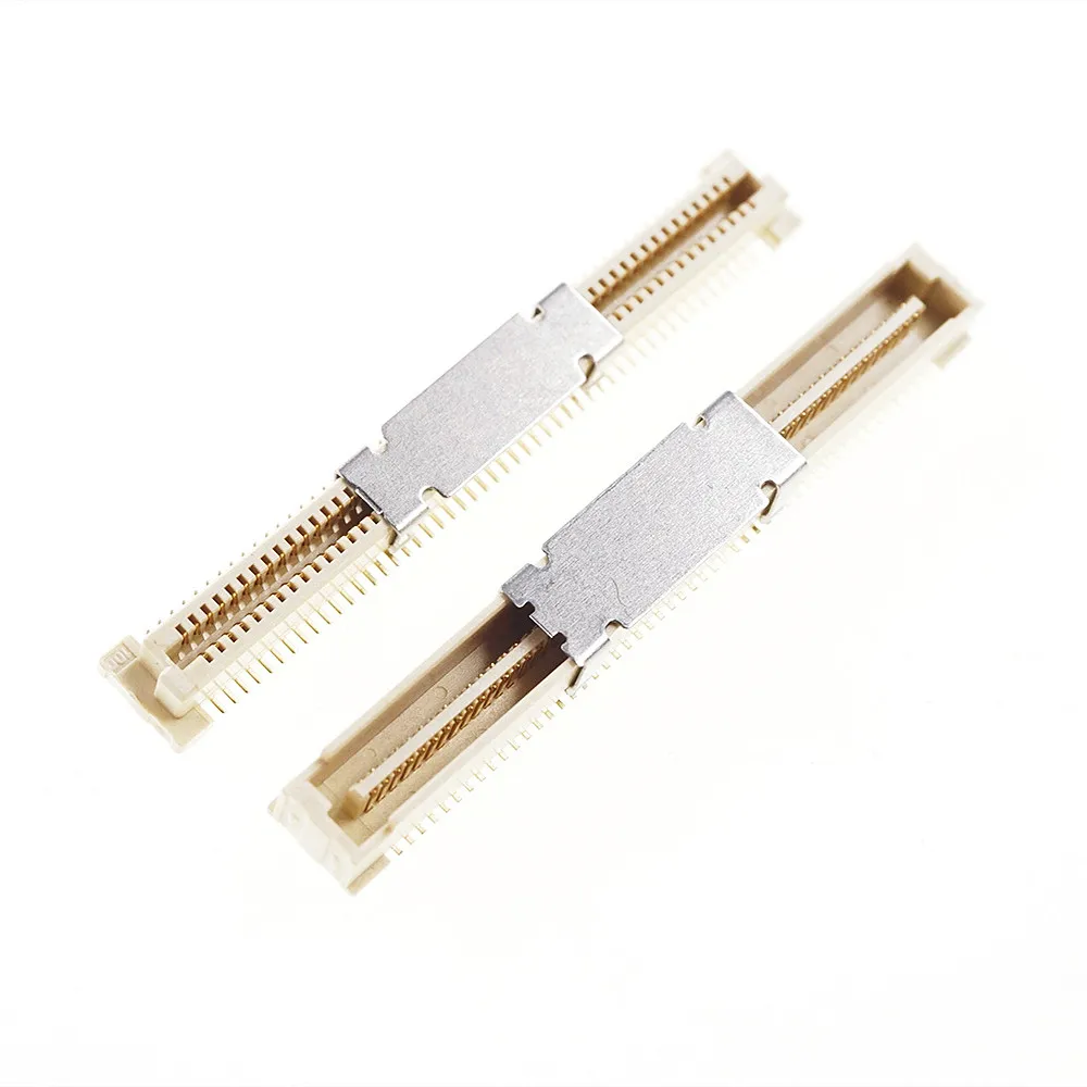 

50 Pcs 0.80 mm Pitch 100 Pin Board to Board Plug Header Receptacle Mating Height 5.0mm SMT Surface Mount BTB Mezzanine Header