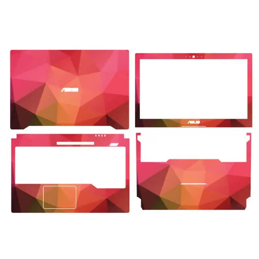 

KH Laptop Sticker Skin Decals Cover Protector Guard for ASUS FX63VD FX503 ZX63V