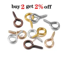 Mini Eye Pins Hooks Jewelry Findings 200 pcs #5