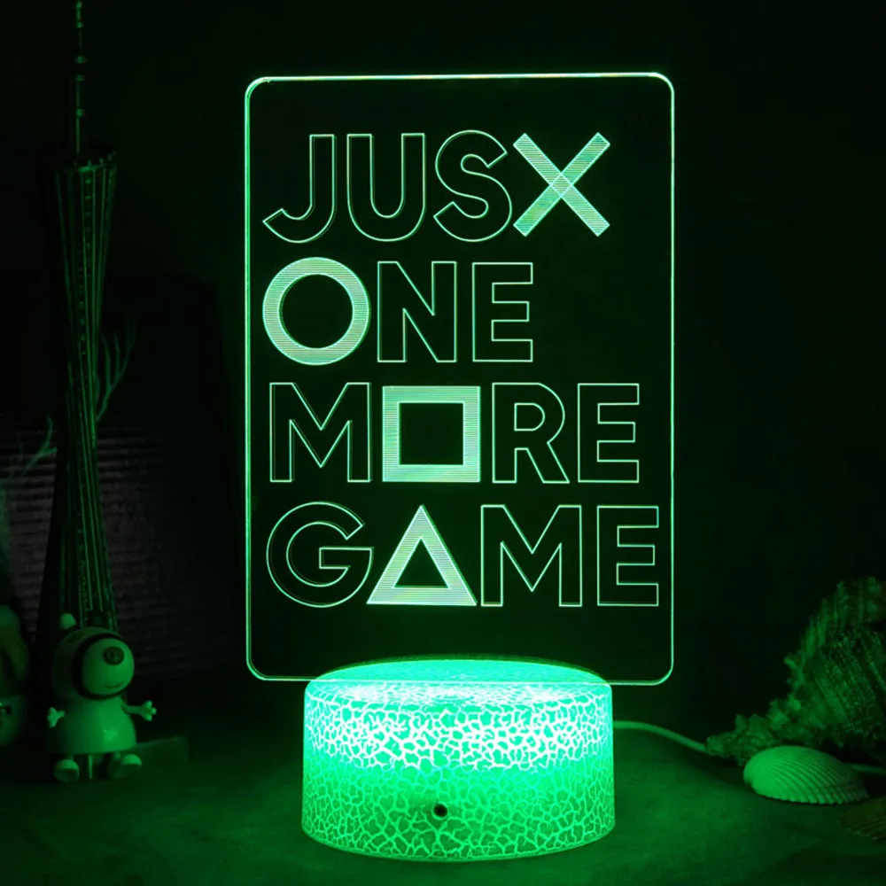 

Gamepad Serie Headset 3d Illusion Lights Stand Light Flood Led Decorations Gift Valentines Day Lamp Night for Bedroom Bulb Mood