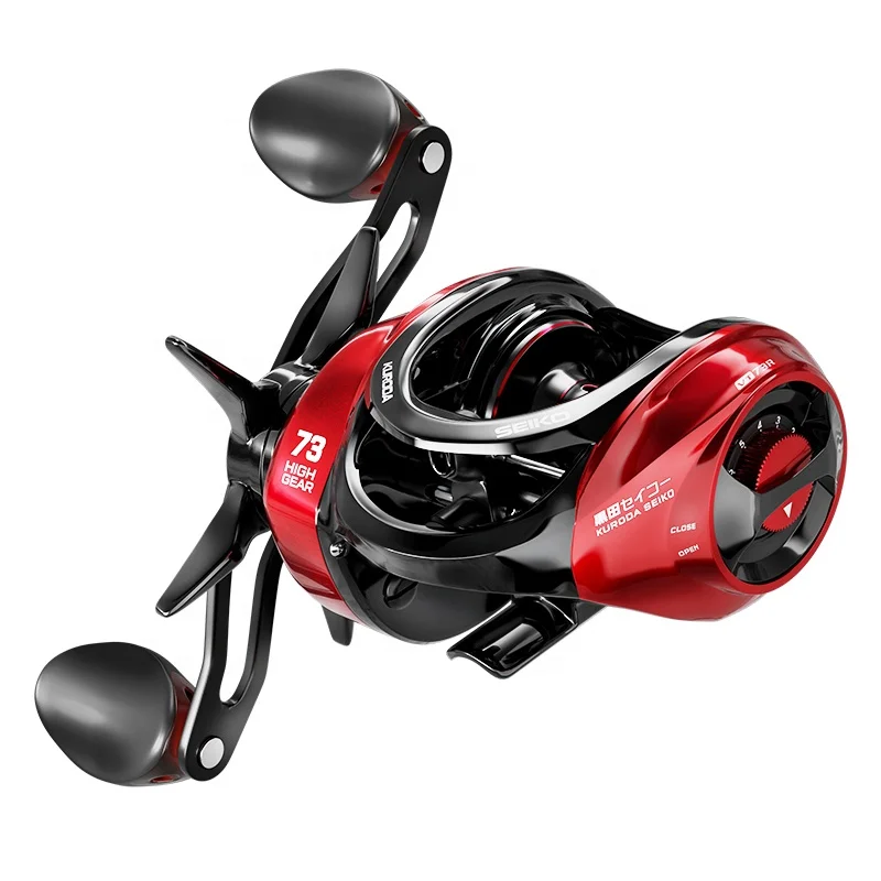 

High Quality Bait Casting Reel 10kg Dual Brake System Reel 7.3:1 18BB Metal High Speed Fishing Reel Saltwater Fishing Reel