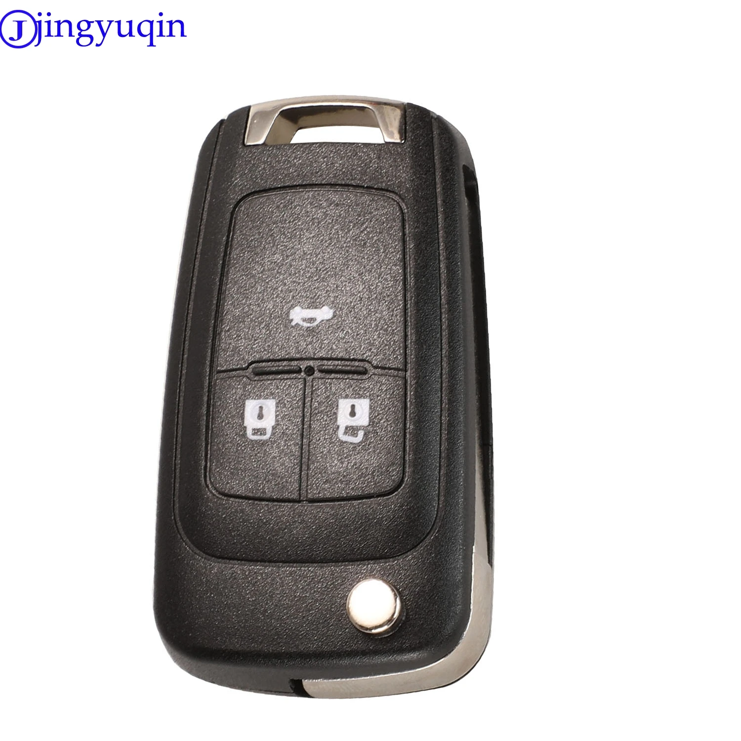 jingyuqin 3B Folding Remote Car Key Shell For Chevrolet Cruze Epica Lova Camaro Impala 2 3 4 5 Button HU100 Blade Case Cover