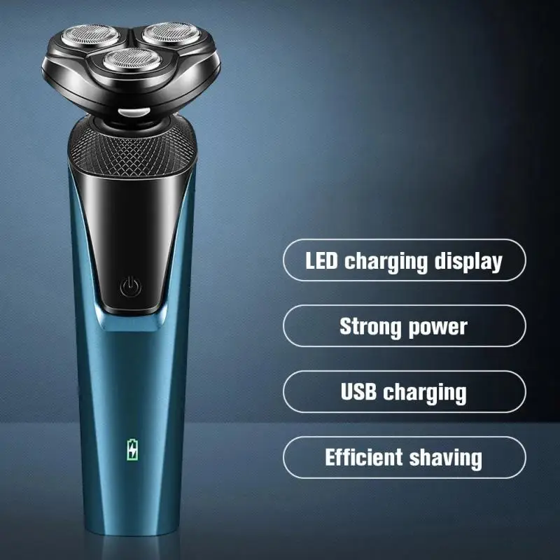 

Razors Usb Electric Shaver Rechargeable Beard Razor Household Wet-Dry Dual Use Fully Washable Fast Charging Portable Upgraded